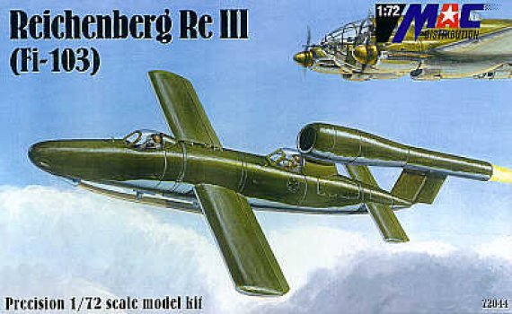 MAC 1/72 Fieseler Fi-103 Reichenberg III 2 abitacoli