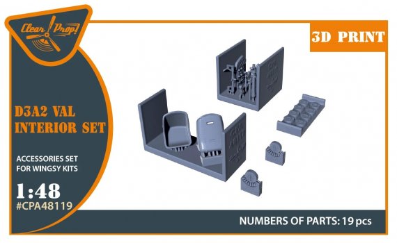Clear Prop 1/48 D3A2 VAL Set Int�rieur Wingsy
