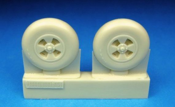 1/48 Hawker Tempest Mainwheels  Smooth Tread