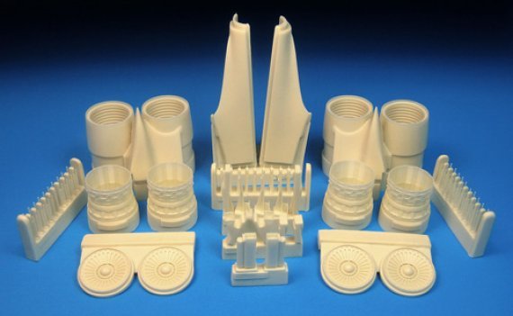 1/72 Rockwell B-1B Lancer Late Exhausts with Nacelle Correction.