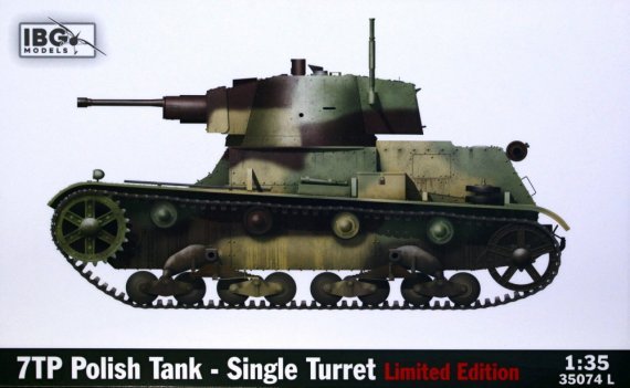 1/35 7TP Polish Tank Single Turret with Crew