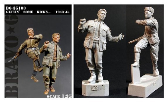 Casualties of war (2 figures)