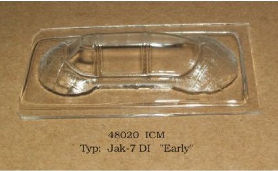 1/48 Vacu Canopy Yak-7 DI Early (ICM/ARK)