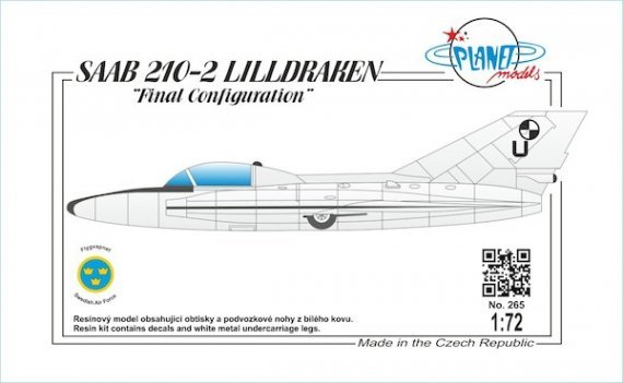 1/72 SAAB 210-2 Lilldraken Final Configuration