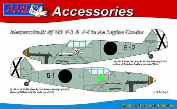1/72 Bf 109 V3/V4 in the Legion Condor (ex-AVIS)