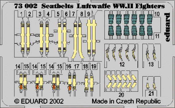 Seatbelts Luftwaffe WWII Fighters