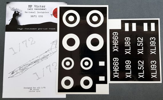 1/72 Handley-Page Victor B.2/K.2 National Insignias