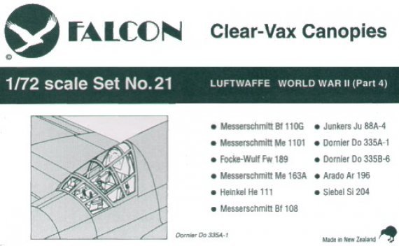 Falcon 1/72 Luftwaffe WWII Part 4 - Verri�res vac-form