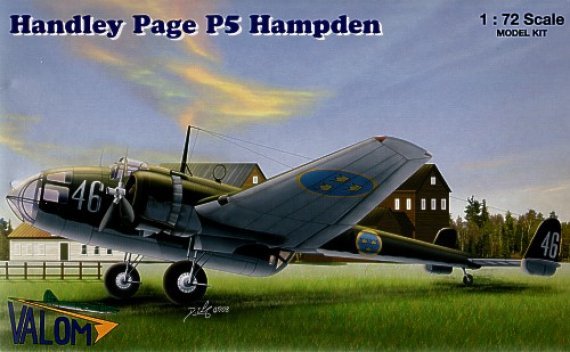 Valom Handley-Page Hampden P5 Su�de 1/72