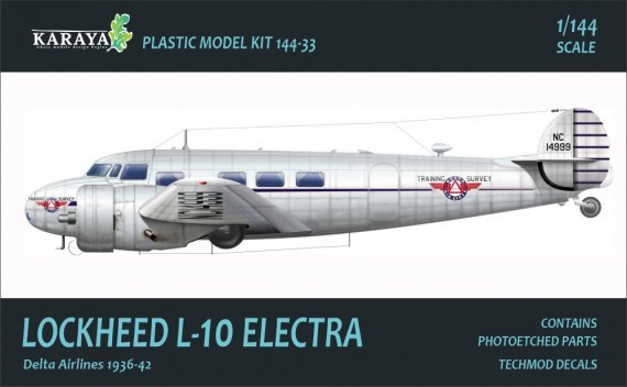 1/144 Lockheed L-10 Electra Delta Airliners