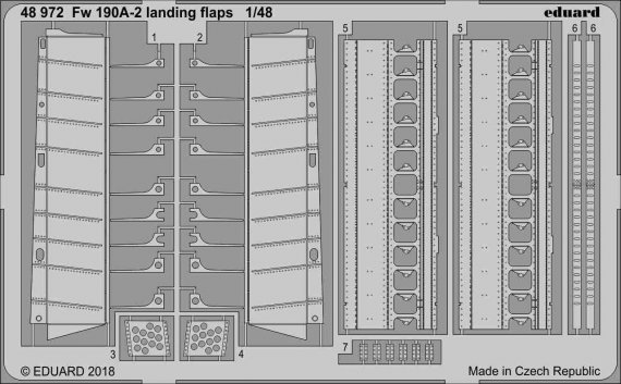 1/48 SET Fw 109A-2 landing flaps