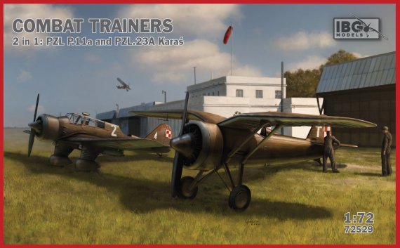 1/72 Combat Trainers 2 in 1: Pzl P.11a and PZL.23A Karas