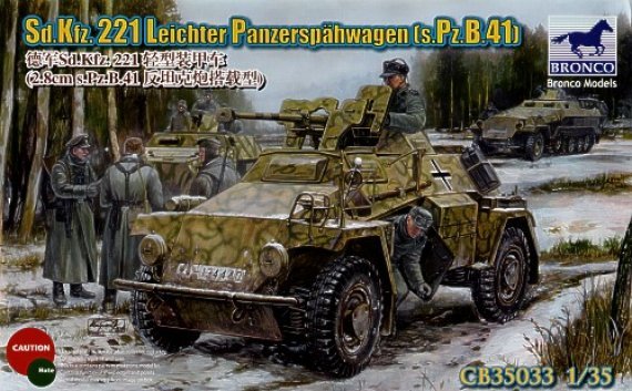 1/35 Sd.Kfz.221 Leichter Panzerspahwagen (s.Pz.B.41) Armoured Ca