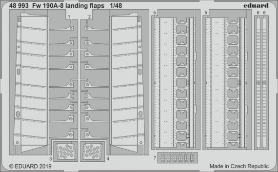1/48 SET Fw 190A-8 landing flaps