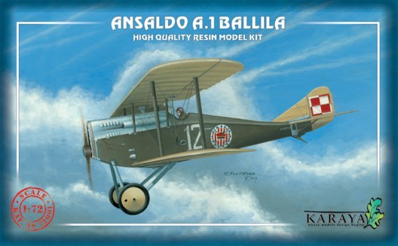 Karaya Ansaldo A.1 Balilla 1/72 mit Decals und �tzteilen