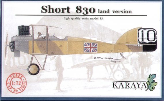 Karaya Short 830 avec roues 1/72