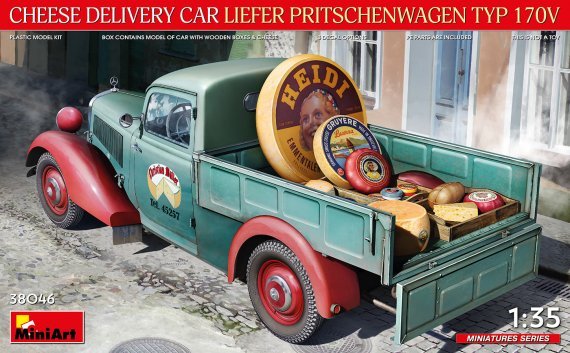 1/35 Cheese Delivery Car Liefer Pritschenwagen Typ 170V