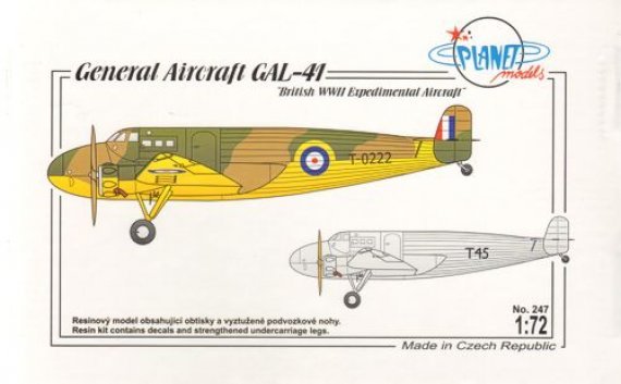 1/72 General Aircraft GAL-41