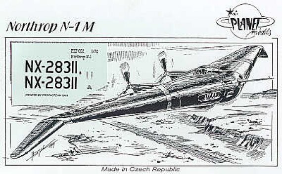 Northrop N1M Nurfl�gel 1/72 mit Decals