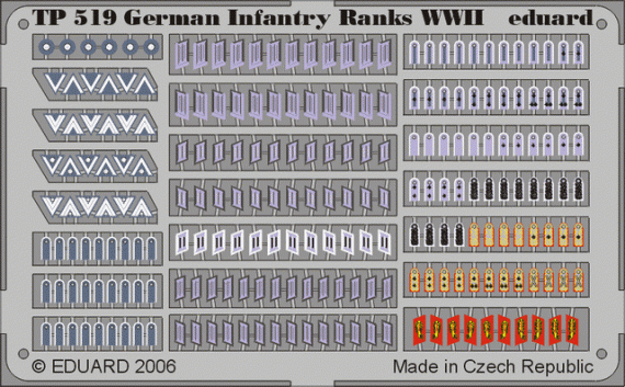 German Infantry Ranks WWII
