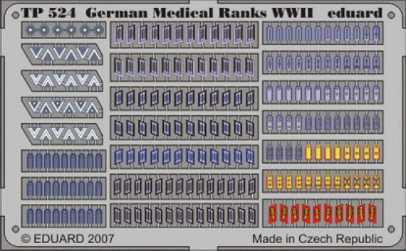 German Medical Ranks WWII