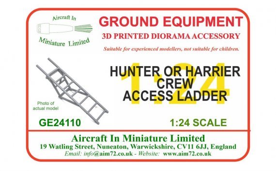 1/24 Hawker Hunter F.6 & BAe Harrier GR.3 Crew Ladder