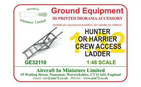 1/32 Hawker Hunter F.6 & BAe Harrier GR.3 crew ladder