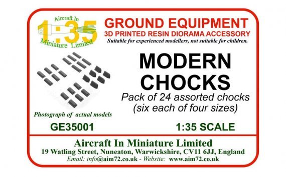 1/35 Modern Wheel Chocks pack