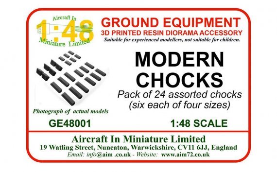 1/48 Modern Chocks pack
