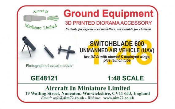 1/48 Switchblade 600 unmanned Air Vehicle