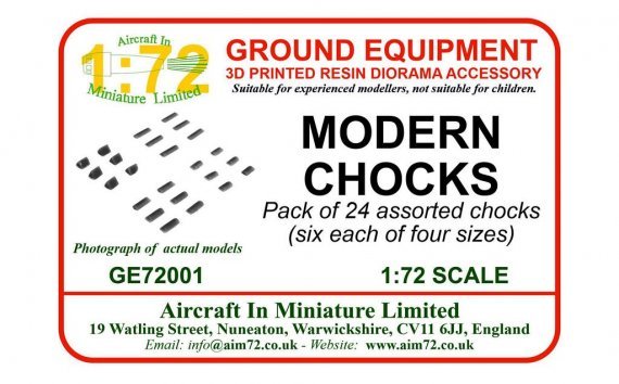 1/72 Modern Chocks pack