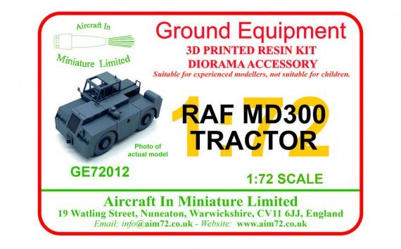 1/72 Raf MD300 Tractor