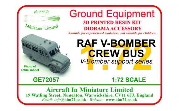 1/72 Bedford V-bomber crew bus