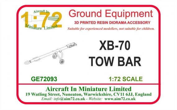 1/72 XB-70 Tow Bar