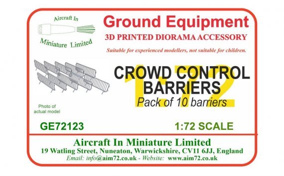 1/72 Crowd Control Barriers