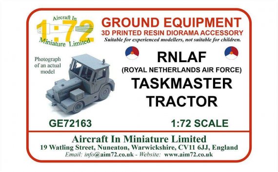 AIM Taskmaster Tractor RNLAF 1/72 Resin