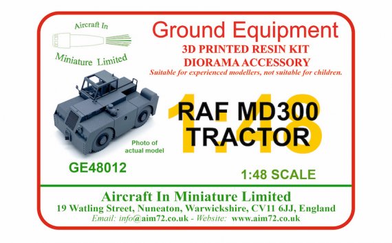AIM 1/48 Tracteur RAF MD300 imprim� en 3D