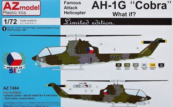 1/72 Bell AH-1G Cobra What If Finland, Cechoslovakia, Hungar