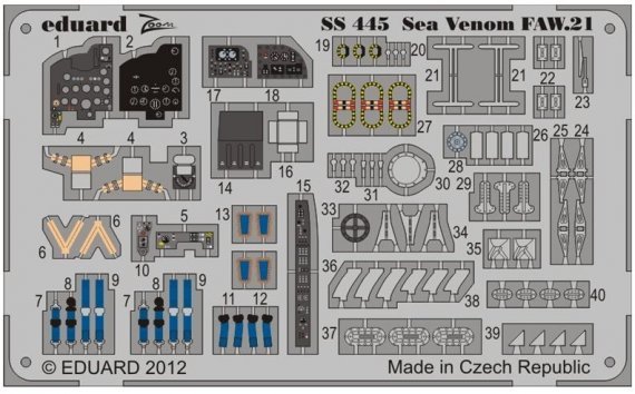1/72 Sea Venom FAW.21 S.A. (CYBERH)