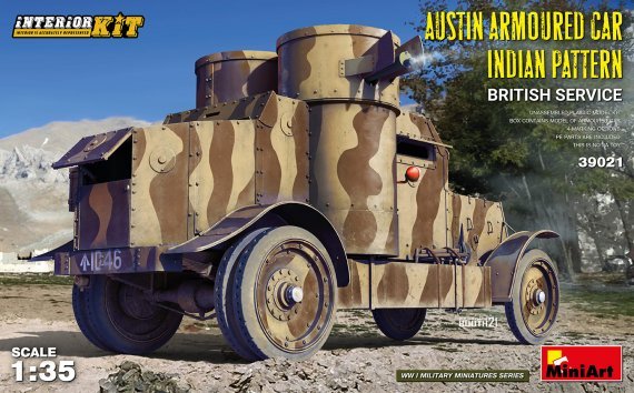 1/35 Austin Indian Pattern British Service with Interior