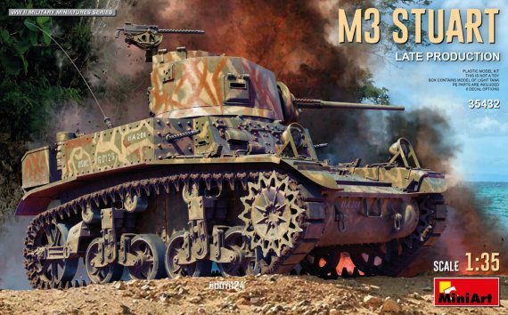 MiniArt 35432 M3 Stuart Leichtpanzer Sp�te Prod. 1/35