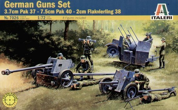 1/72 Guns Set PAK 35/40 FLAK 38