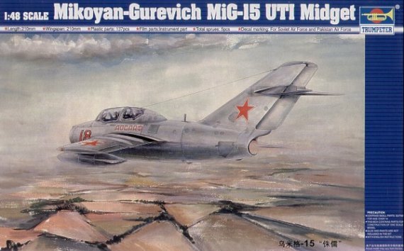 Trumpeter Maquette Mikoyan MiG-15UTI 1/48