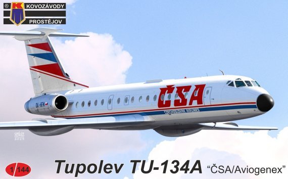 1/144 Tupolev Tu-134A CSA, AVIOGENEX