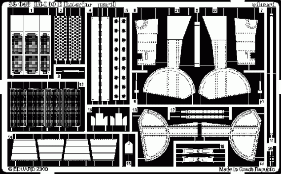 Bf 109E exterior  (HAS)