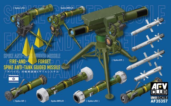 1/35 Israeli Army Spike Fire-and-Forget Anti-Tank Guided Missile