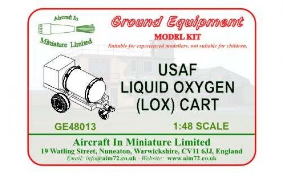 1/48 USAF Liquid Oxygen Cart