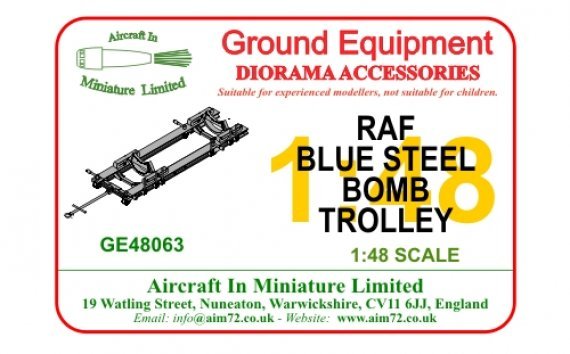 1/48 Blue Steel bomb trolley