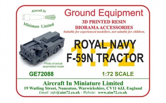1/72 Royal Navy F-59N deck tractor