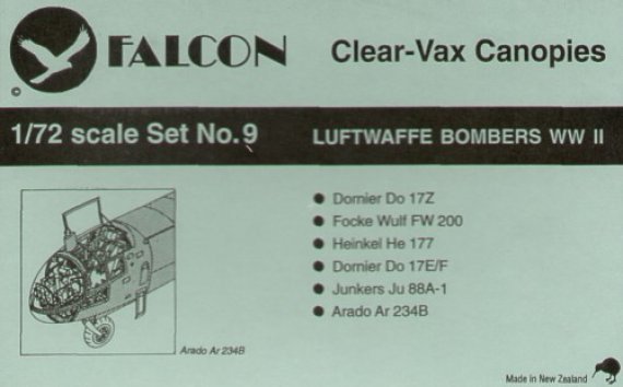 Falcon Verri�res 1/72 Bombardiers Luftwaffe WWII